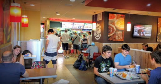 Ресторан быстрого питания Burger King на метро Сокольники